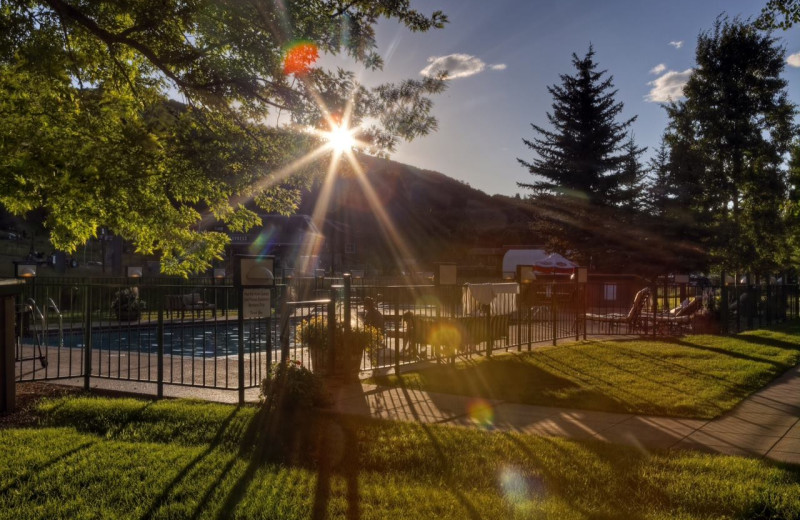 Outdoor pool at Inn at Aspen.