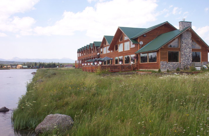 Resort view at The Angler's Lodge.