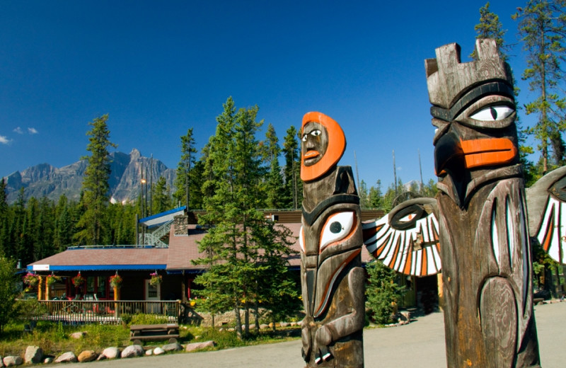 Exterior view of Sunwapta Falls Resort.