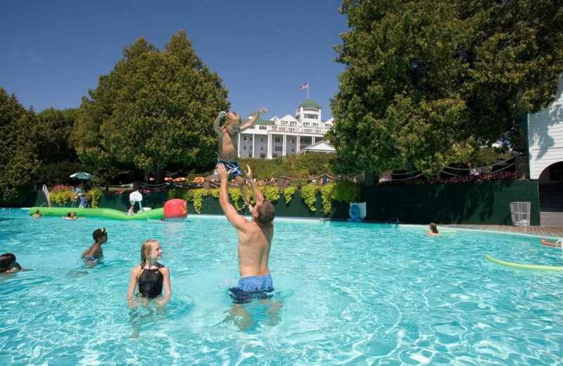 Outdoor pool at Grand Hotel.