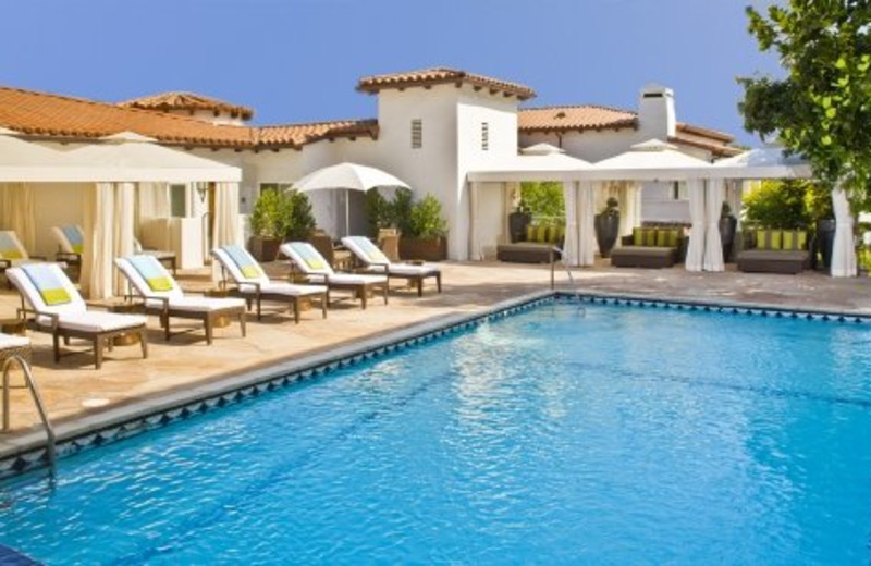 Outdoor pool at Sunset Marquis Hotel & Villas.