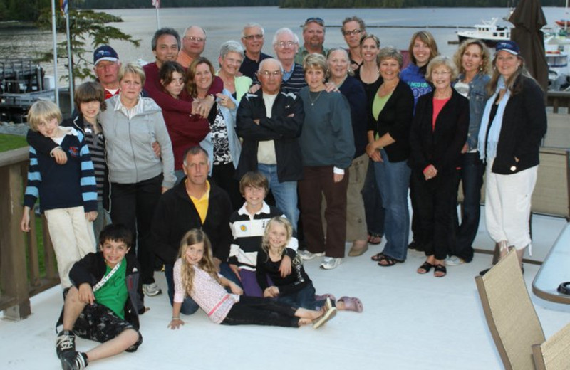 Family reunion at Shearwater Resort & Marina.