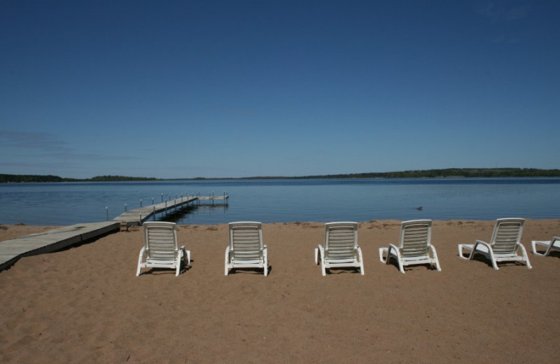 Beach at Boyd Lodge.