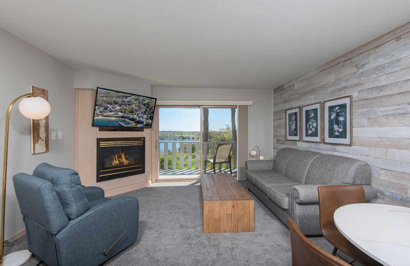 Guest room at Country House Resort.