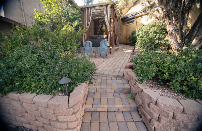 Patio at The Inn at Thunder Mountain.