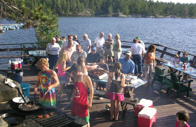 Weekly Fish Fry at Crane's Lochaven Wilderness Lodge