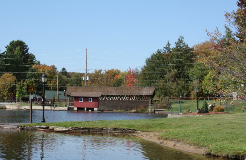 The grounds at Water's Edge Inn & Conference Center.