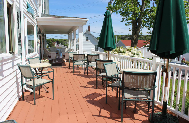 Patio at The Inns at Greenleaf Lane.