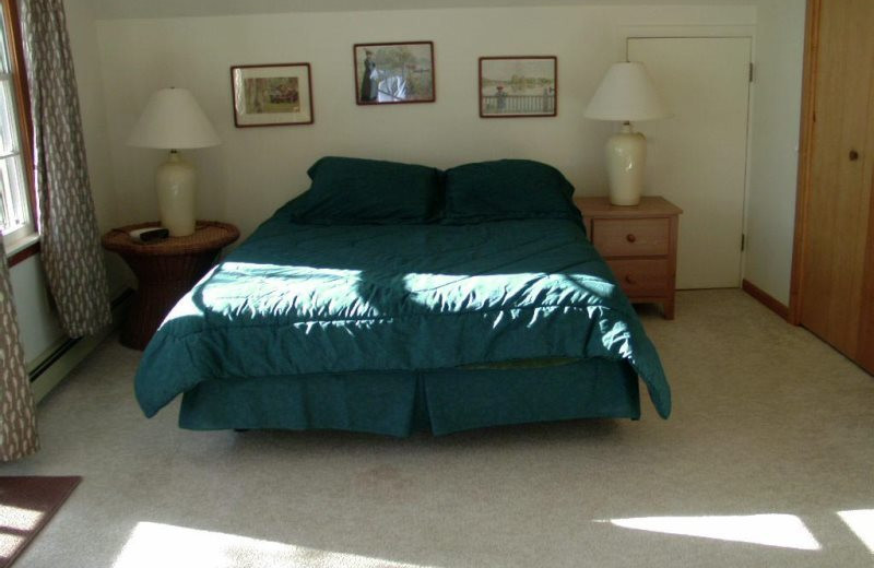 Cabin bedroom at Sand County Service Company - Lakehaus.