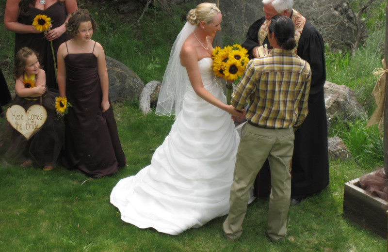 Wedding at Aspen Ridge Resort.