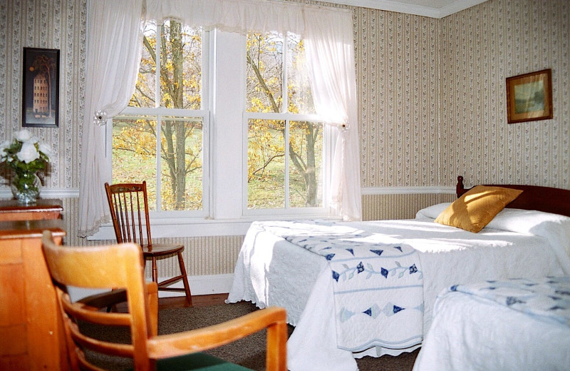 Guest room at Winter Clove Inn.