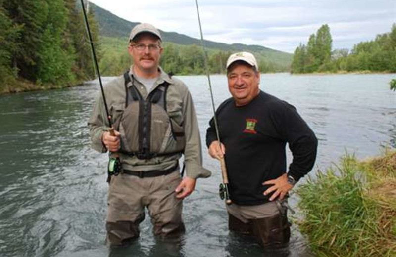 Fishing at Gone Fishin' Lodge.