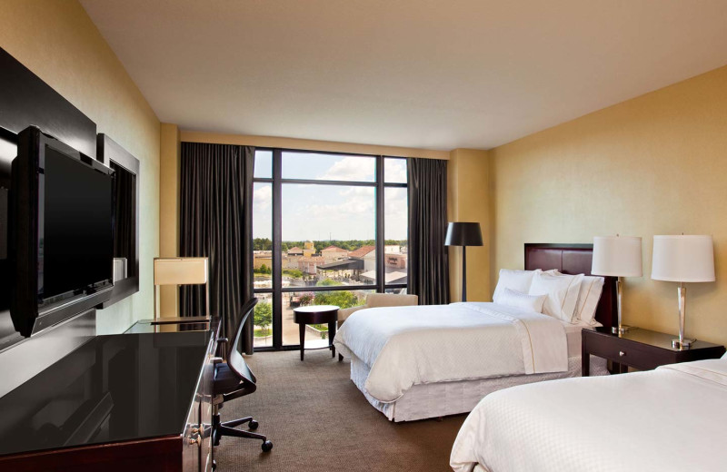 Guest room at The Westin Huntsville.