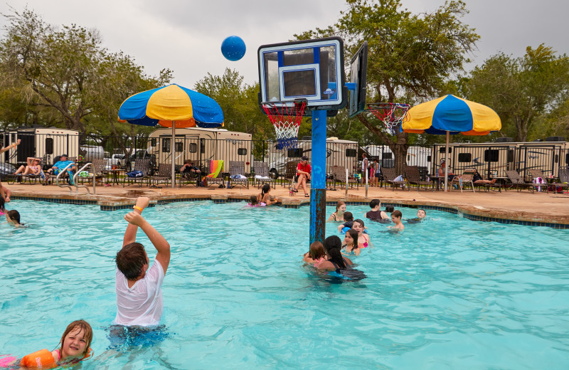 Pool at Lone Star Jellystone.