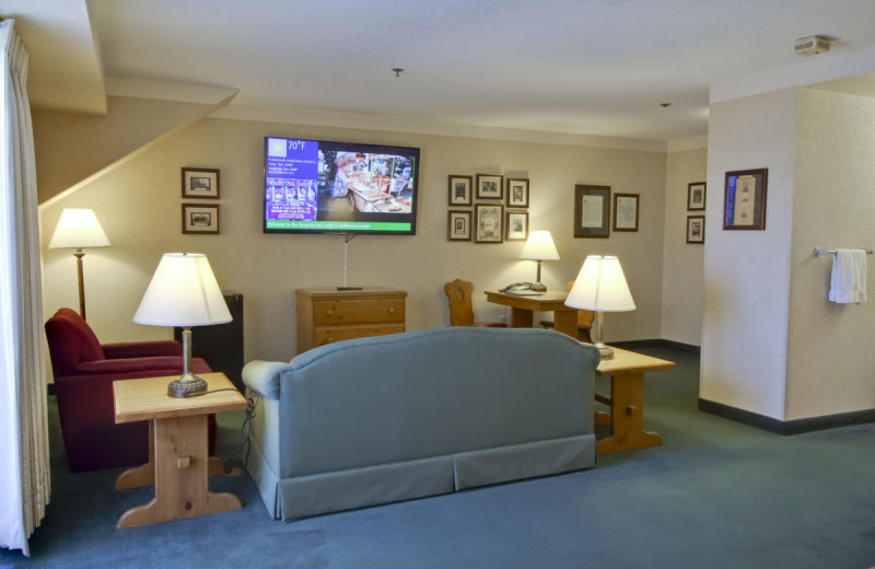 Guest room at Bavarian Inn of Frankenmuth.