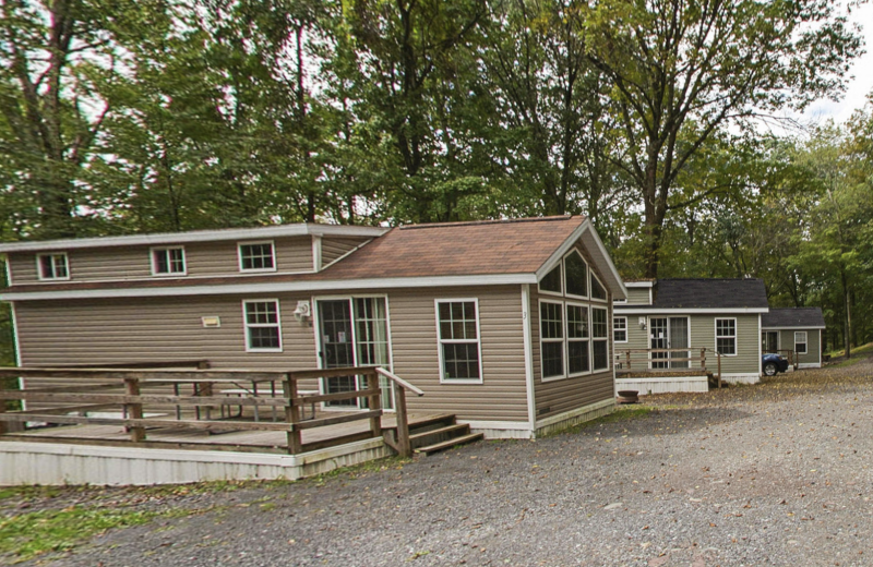 Cabins at Outdoor World Campgrounds Scotrun.