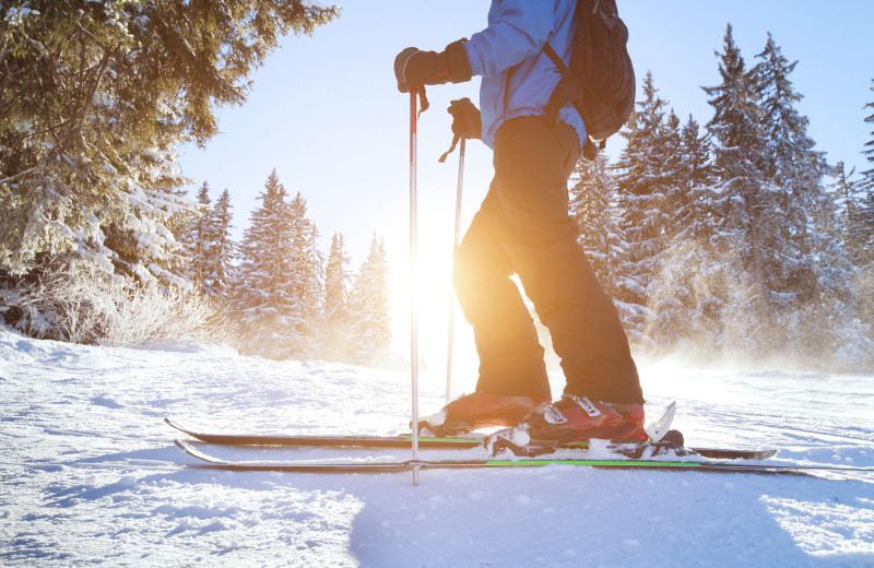 Skiing near Fairmont Le Chateau Montebello.