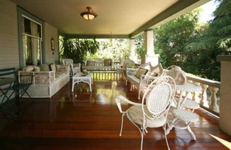 Porch at Calderwood Inn.