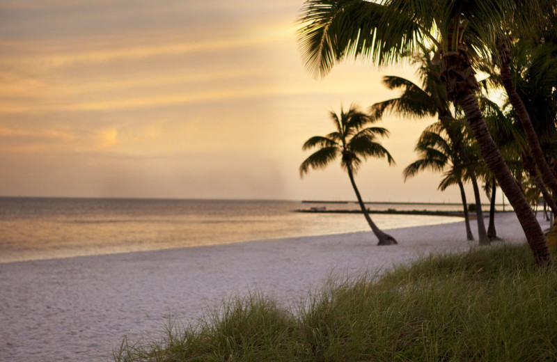 The beach at Sheraton Suites Key West.