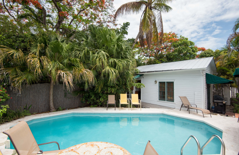 Rental pool at Key West Vacation Rentals.