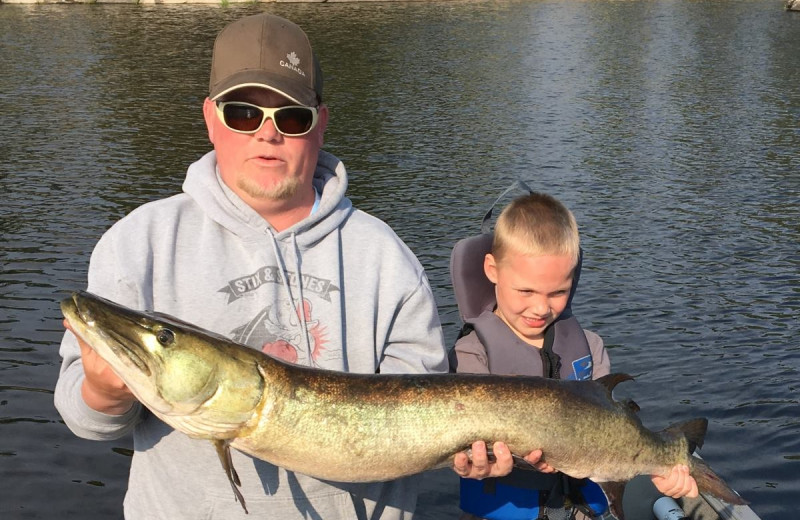 Fishing at Wolseley Lodge.