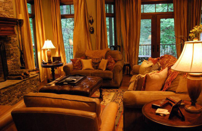 Lobby view at Brigadoon Lodge.