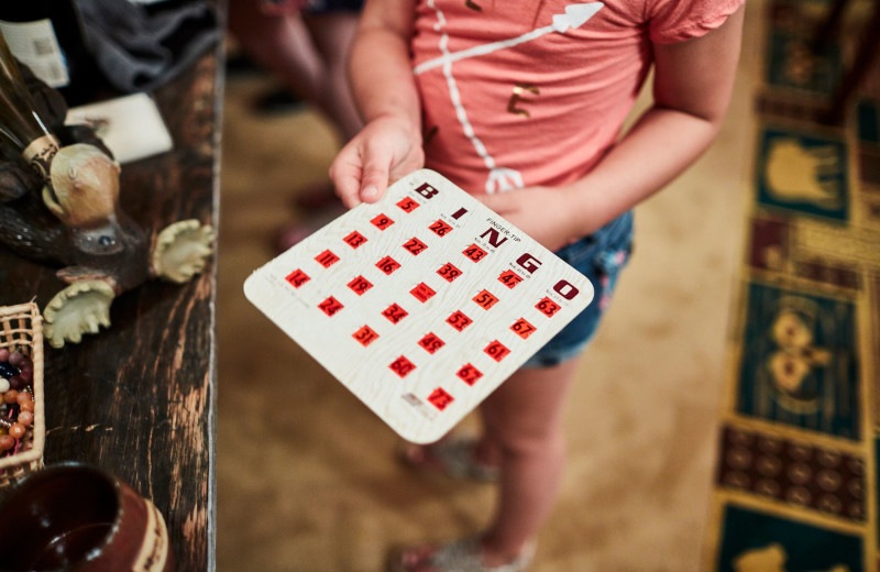 Bingo at Migis Lodge.