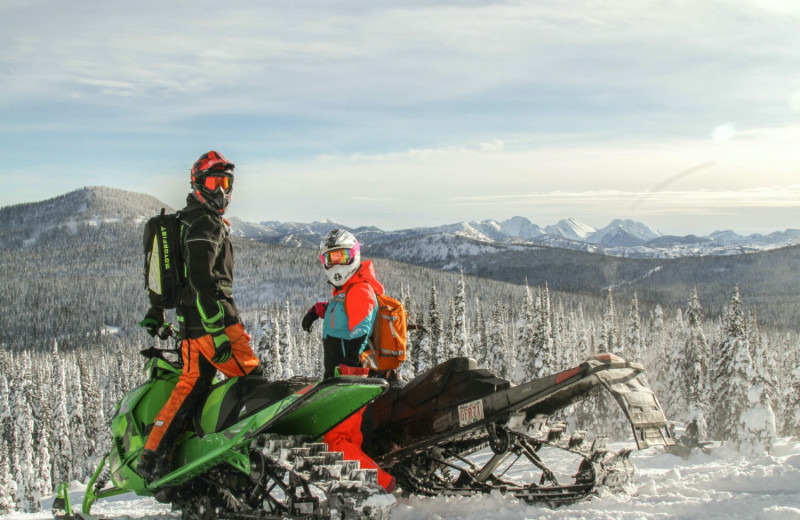 Snowmobiling at Fernie Central Reservations.