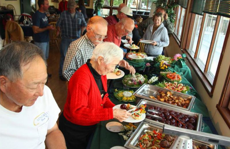 Buffet at Shearwater Resort & Marina.