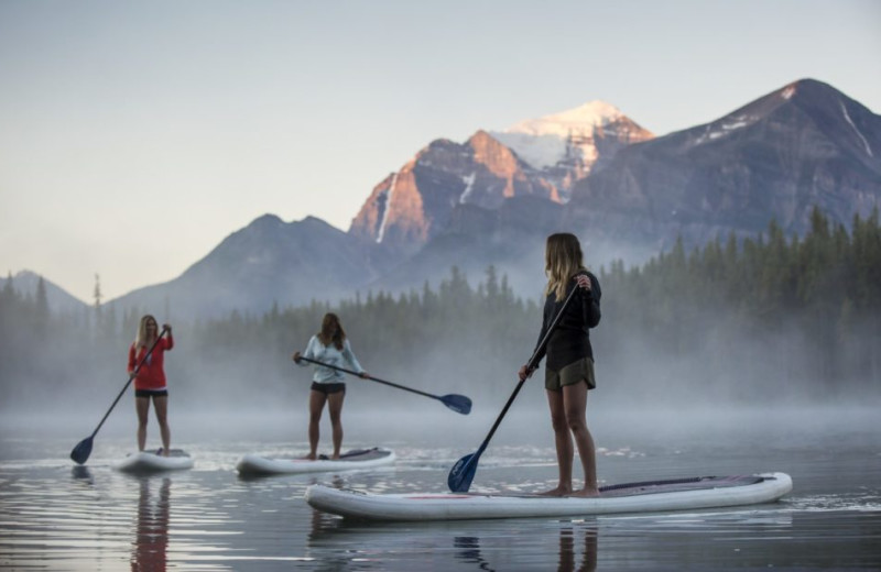 Paddle board at Mountaineer Lodge.