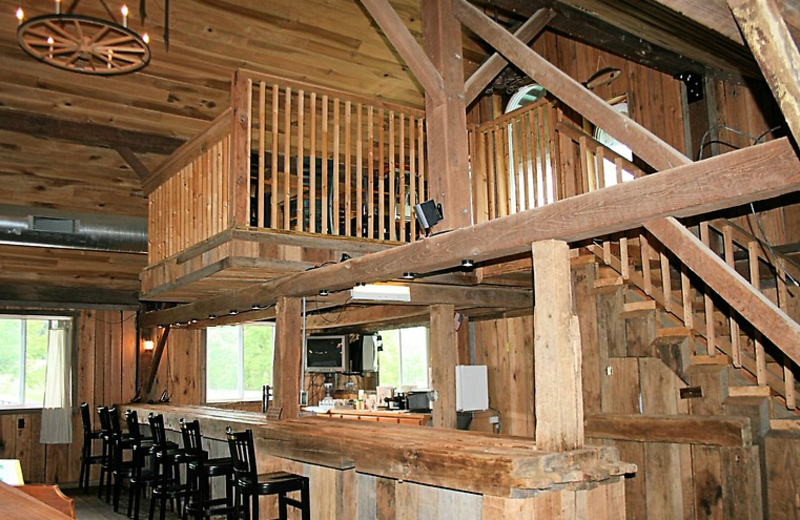 Lodge interior at  Elk Ridge Ranch.