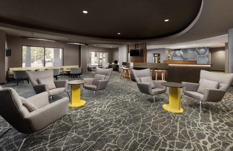 Lobby at SpringHill Suites Fresno.