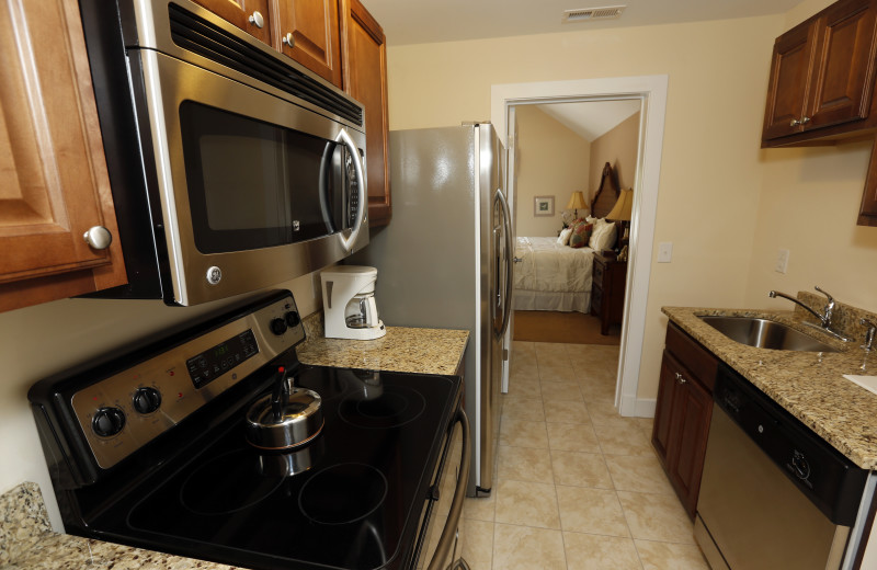 Guest kitchen at King's Creek Plantation.