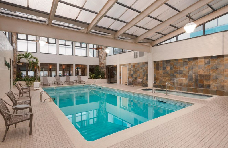 Indoor pool at Quality Inn Boardwalk Ocean City.