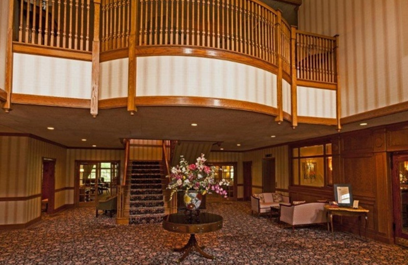 Lobby at Stonehedge Inn and Spa.