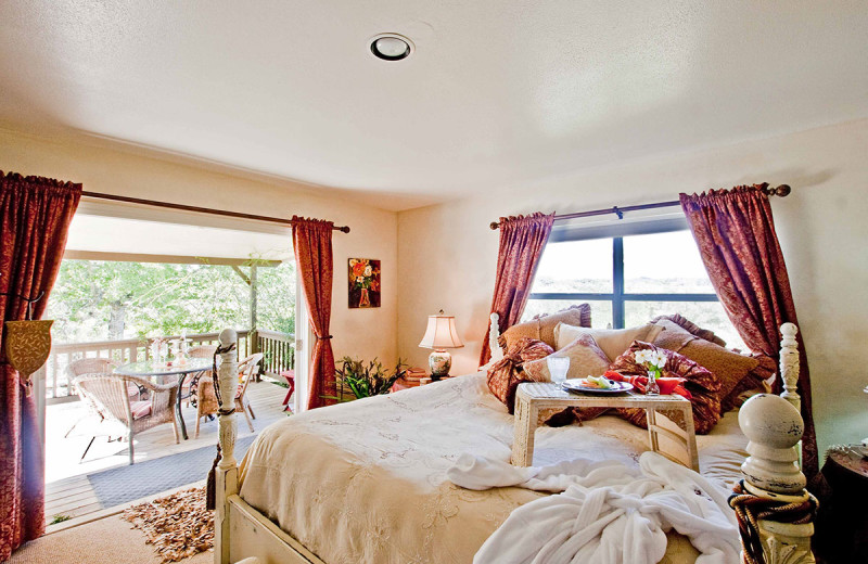 Guest room at Paniolo Ranch.