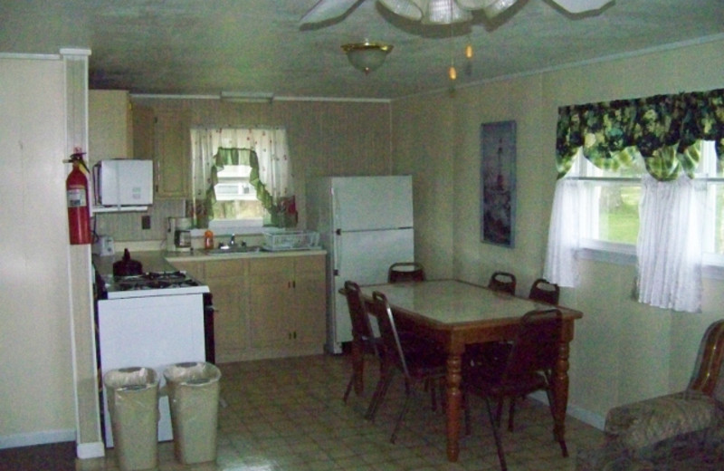 Guest kitchen at Fieldstone Farm.