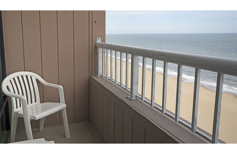 Guest balcony at Four Sails Resort.