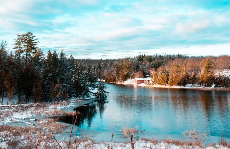 Lake view at Myers Cave Resort.