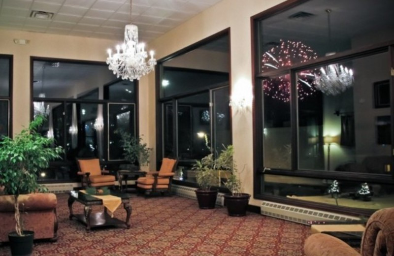 lobby at Lake Placid Summit Hotel Resort Suites.