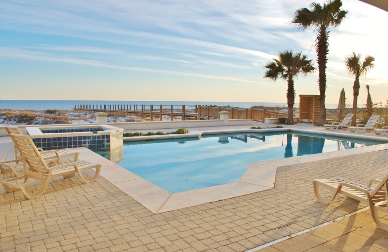 Outdoor pool at Gulf Shores Vacation Rentals.