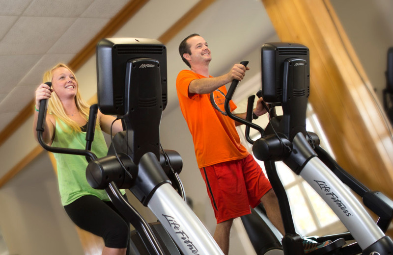 Fitness room at Wintergreen Resort.