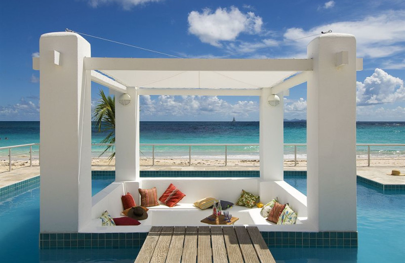 Vacation rental pool at Coral Beach Club.