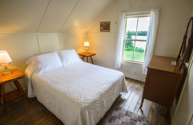 Guest room at Quimby Country Lodge & Cottages.