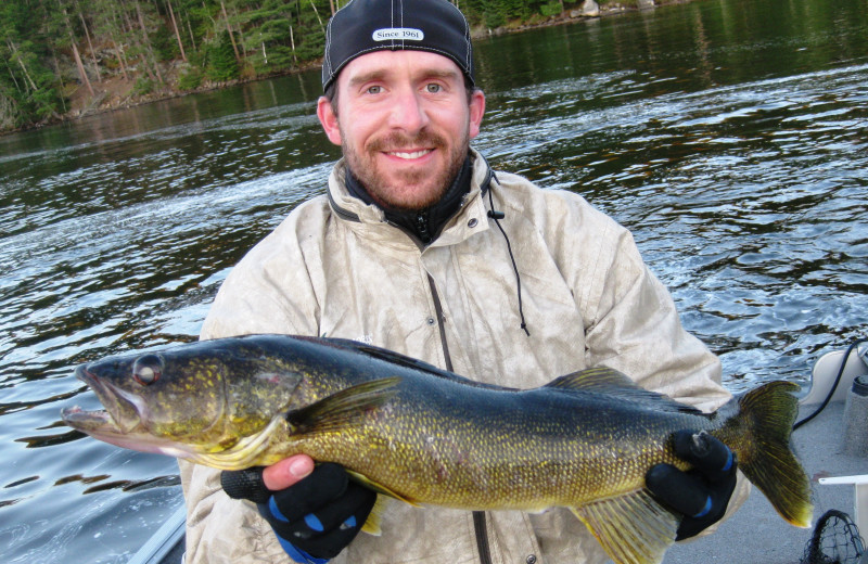 Fishing at Pine Point Lodge.