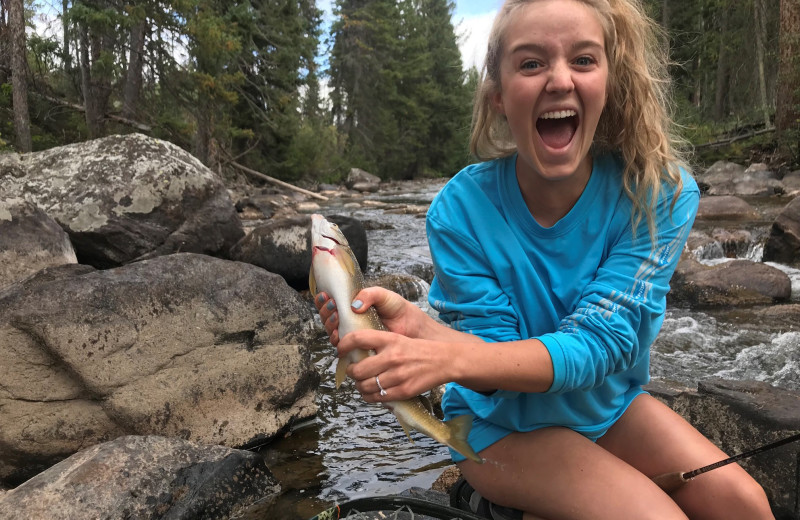 Fishing at Vista Verde Ranch.