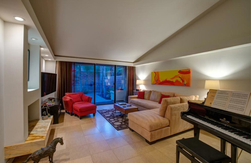 Rental living room at Sundance Villas.