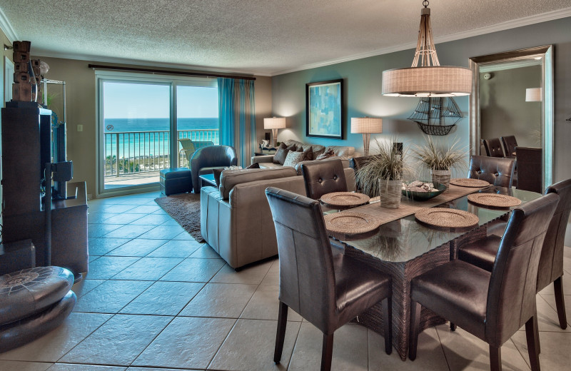 Guest room at The Islander in Destin.