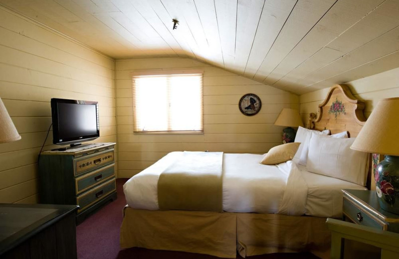 Guest room at Alpenhof Lodge.