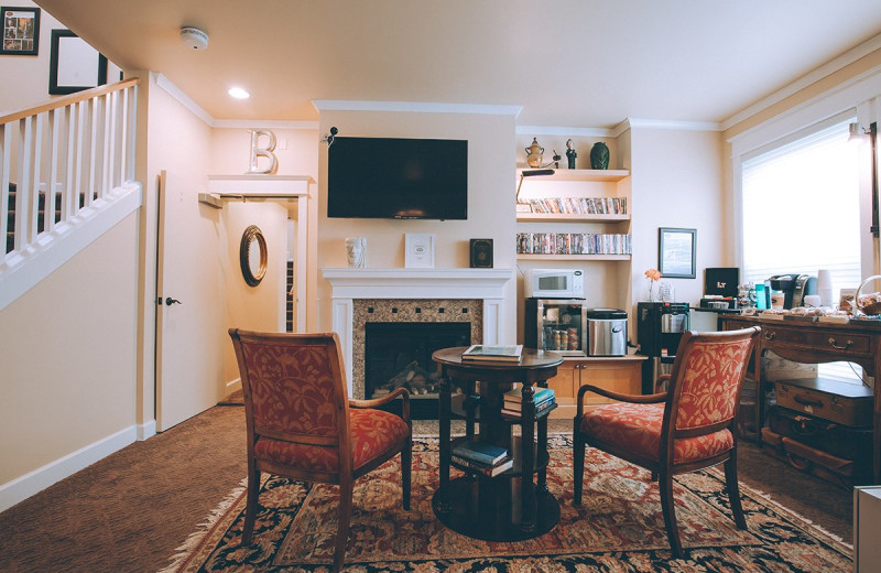 Lobby at Orenco Station Manor Suites.